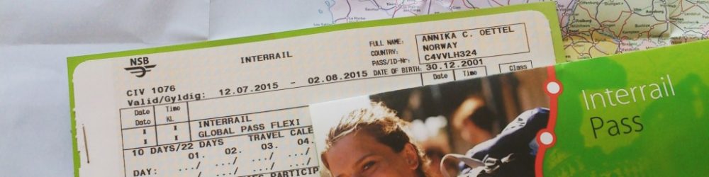 Interrail Pässe Tickets und Karte