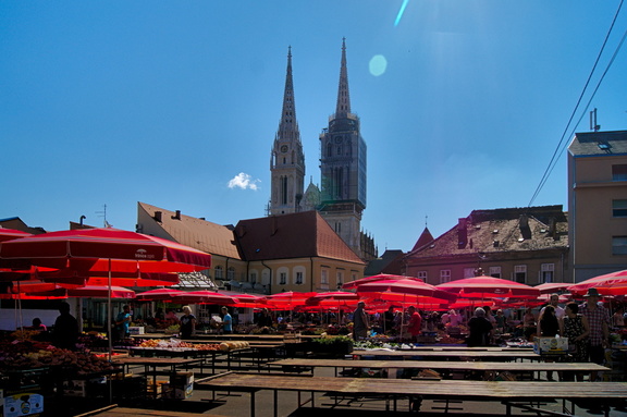 Markt 24 Stunden in Zagreb