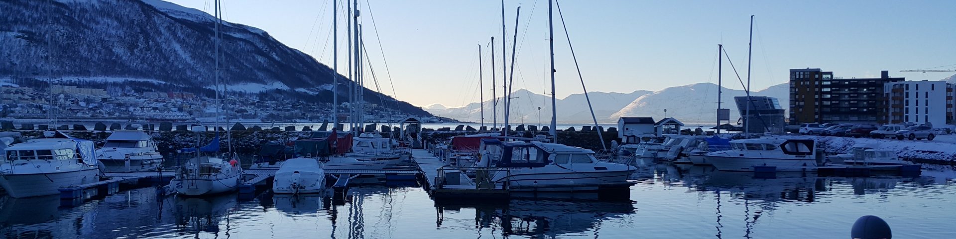 Tromsø aussicht Boote Lieblingsstadt im Norden