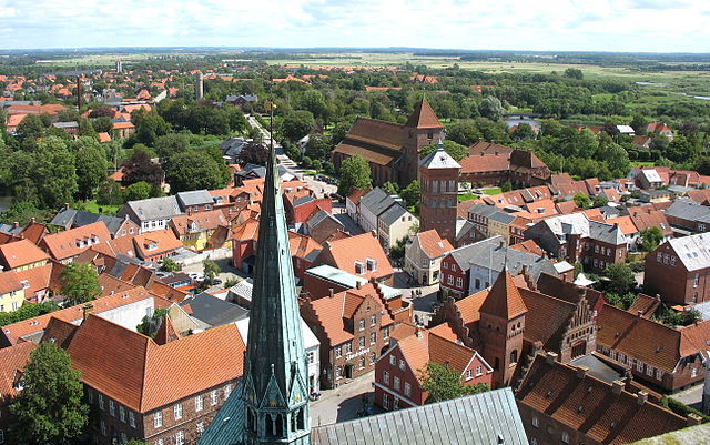 Aussicht vom Dom Ribe meine lIeblingsstadt im Norden