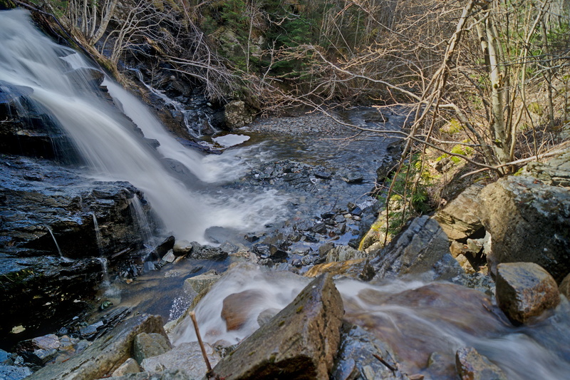 Wasserfall in einem Wald