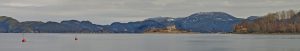 trondelag panorama Blick auf steinvikholm Fettnäpfchen in norwegen