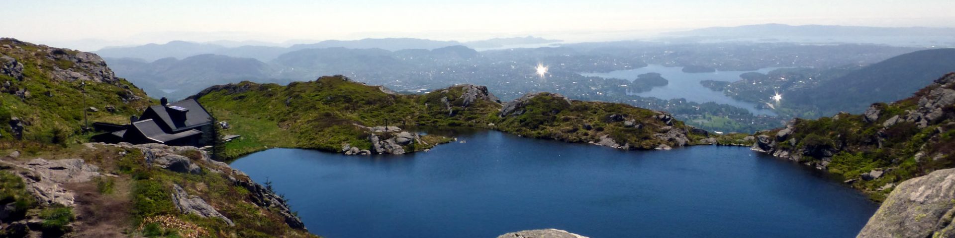 Ausssicht vom Ulriken BErgen Norwegen