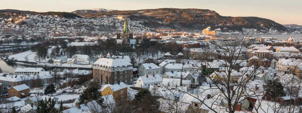 Ausblick über Trondheim